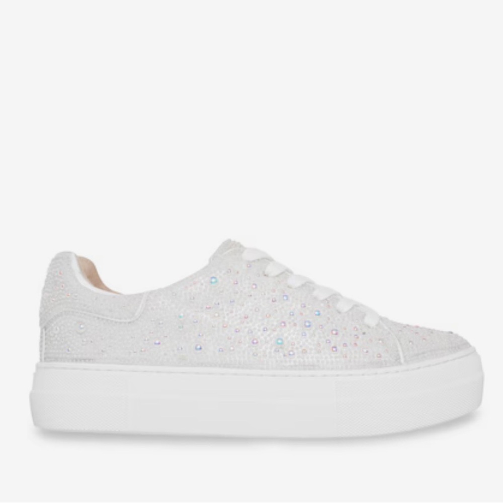 Betsy Johnson Suton Highwall Bling Platform Sneaker